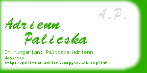 adrienn palicska business card